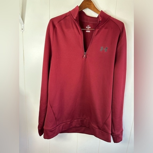 Under Armour Men’s Armourfleece Quarter Zip Pullover Size XL - Picture 2 of 10